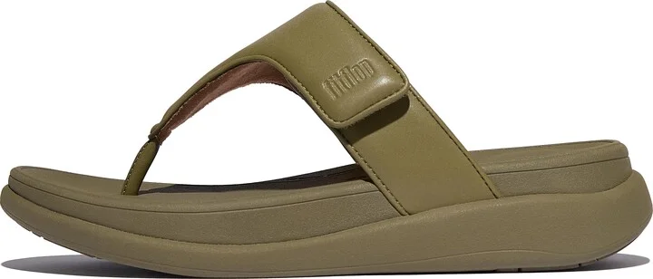 FitFlop F-MODE Go Adjustable Toe-Post Sandals Pu