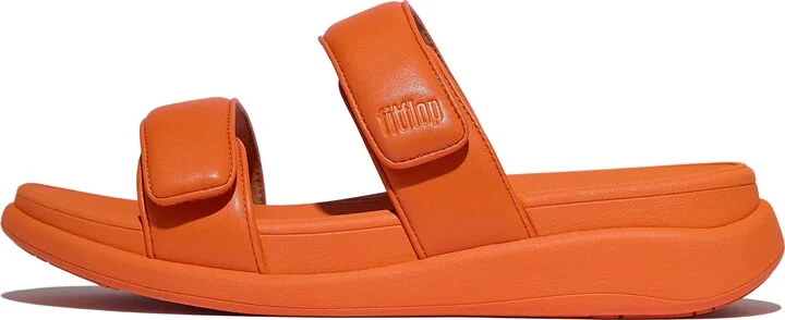 FitFlop F-MODE Go Adjustable Two-Bar Slides Pu