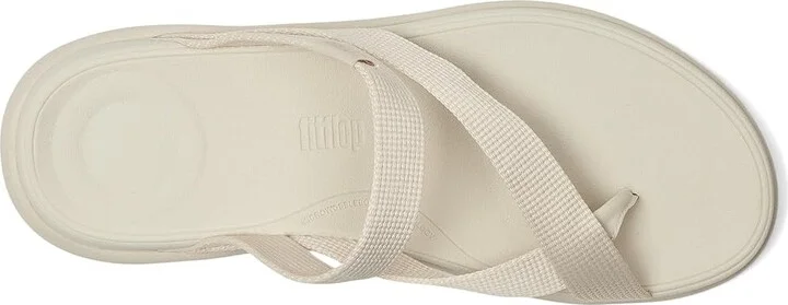 FitFlop F-Mode Go Webbing Flatform Sling Toe-Post Sandals Women's Wedge Shoes Paris Beige : 8 M (B), Synthetic - Image 2