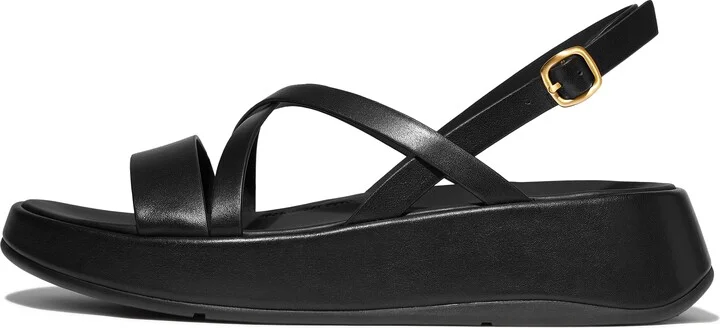 FitFlop F-MODE Leather Strappy Back-Strap Sandals