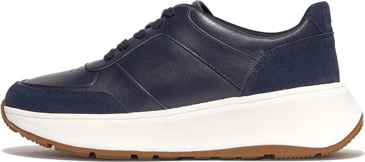Fitflop F-Mode Leather & Suede Sneaker - Image 2