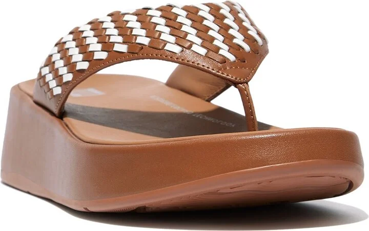 FitFlop F-Mode Leather Toe Post Sandal