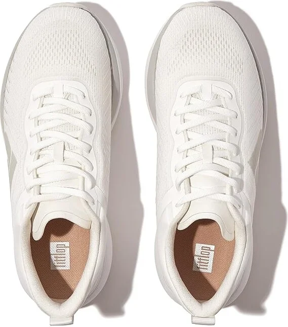 FitFlop Ff Runner Women's Running Shoes Urban White : 8 M (B), Textile - Image 2