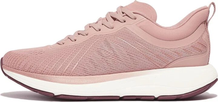FitFlop FFRUNNER Metallic-Detail Ombré-Sole Mesh Running/Sports Sneakers Mesh/Microfibre/Webbing