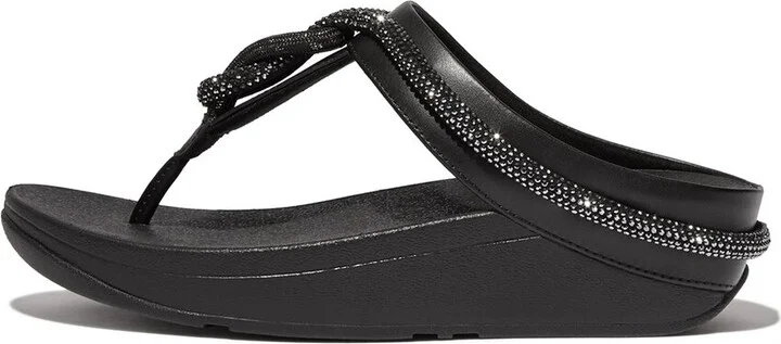 Fitflop Fino Leather Toe Post Sandal - Image 2