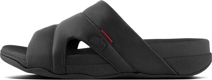 FitFlop FREEWAY Leather Pool Slides