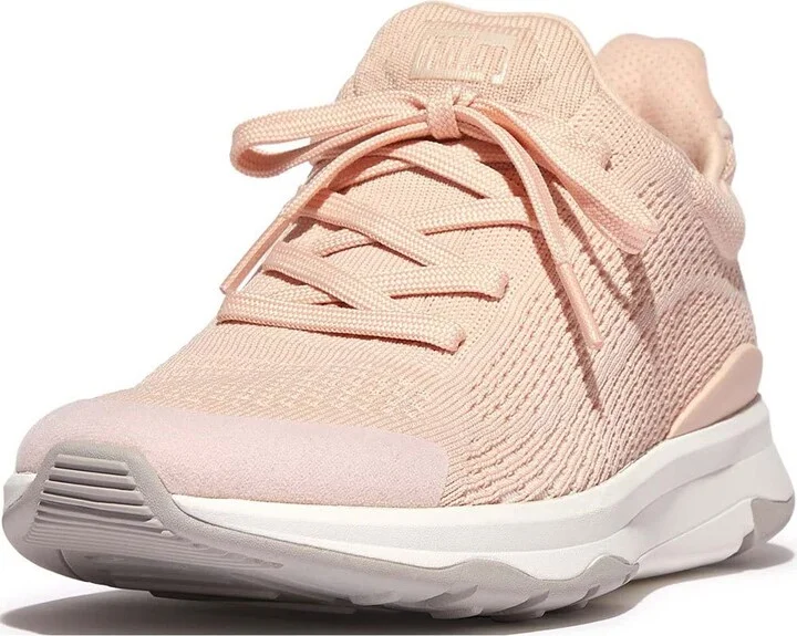 FitFlop GB7A42-060 Vitamin FFX Knit Sports Sneakers Rose Foam Mix US08
