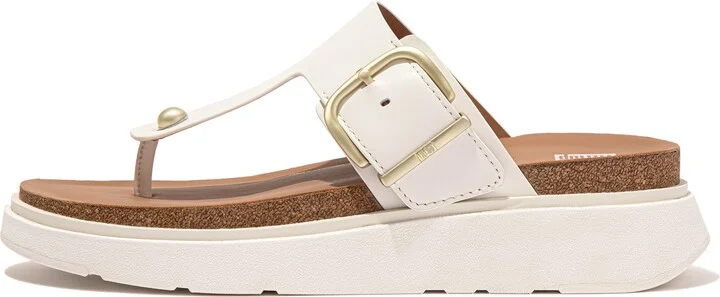 FitFlop GEN-FF Buckle Leather Toe-Post Sandals