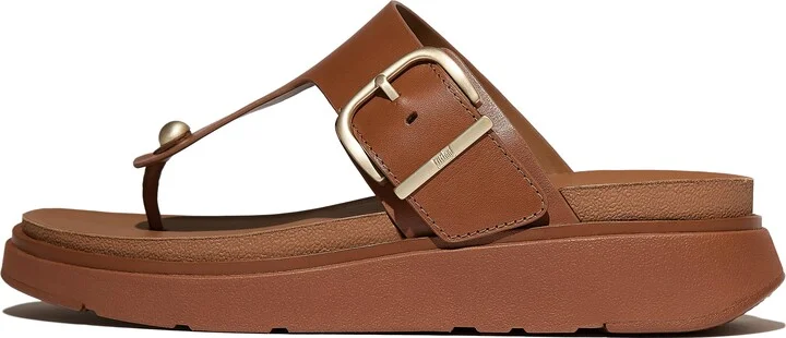FitFlop GEN-FF Buckle Leather Toe-Post Sandals