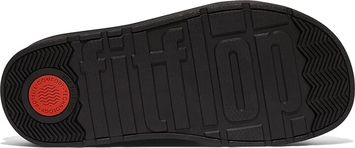 FitFlop Gen-FF Elasticated Suede Mules Women's Slippers Black : 5 M (B), Microfiber/Polyester/Rubber - Image 3