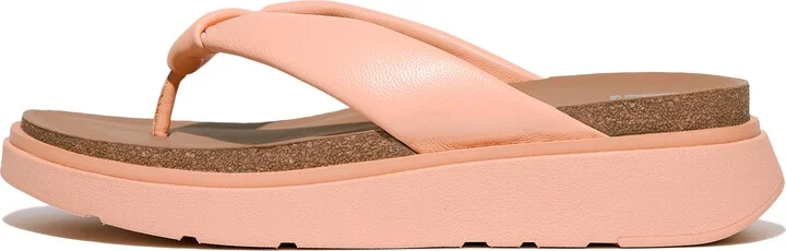 FitFlop GEN-FF Padded-Strap Leather Toe-Post Sandals