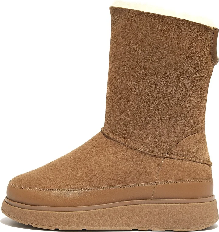 FitFlop GEN-FF Short Double-Faced Shearling Boots Double-Faced Shearling Suede/Leather
