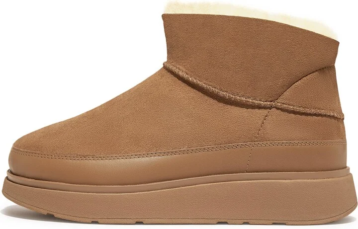 FitFlop GEN-FF Ultra-Mini Double-Faced Shearling Boots Double-Faced Shearling Suede/Leather