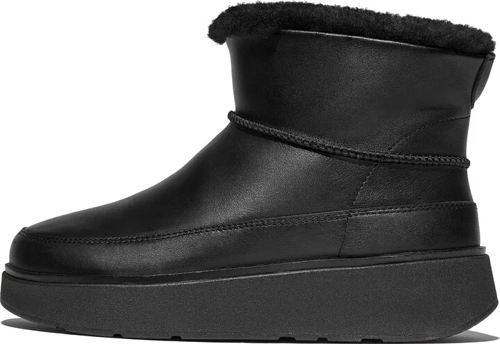 FitFlop GEN-FF Ultra-Mini Shearling-Lined Leather Boots
