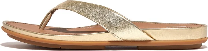 FitFlop GRACIE Metallic Leather Flip-Flops