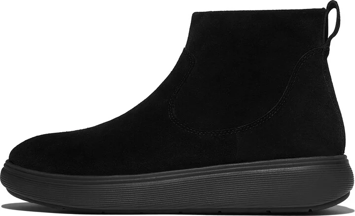 FitFlop iQ-COMFF Suede Zip Ankle Boots