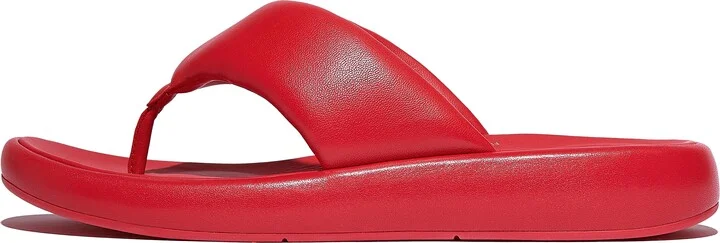 FitFlop IQUSHION D-Luxe Padded Leather Toe-Post Sandals