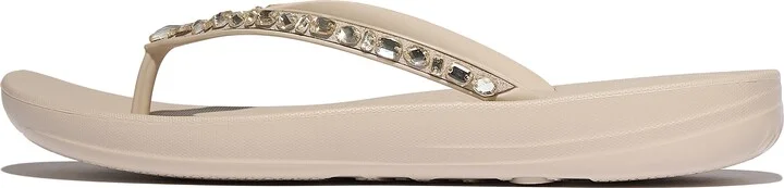 FitFlop IQUSHION Multi-Crystal Ergonomic Flip-Flops Rubber With Crystals