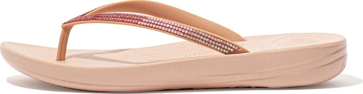 FitFlop iQUSHION Ombré-Sparkle Flip-Flops Rubber