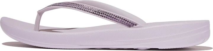 FitFlop IQUSHION Ombré-Sparkle Flip-Flops Rubber With Crystals
