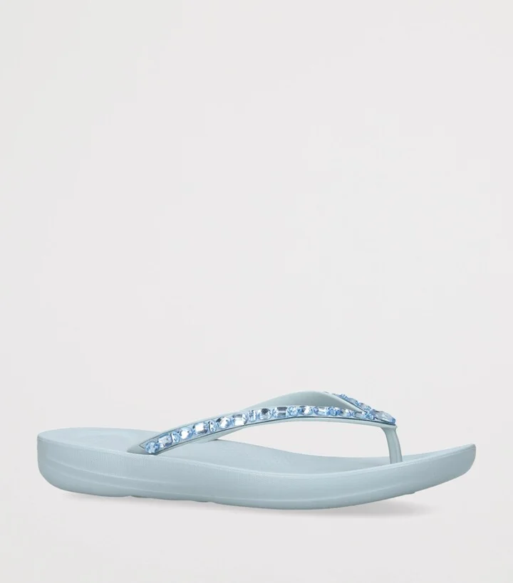 FitFlop Iqushion Sparkle Flip Flops - Image 3