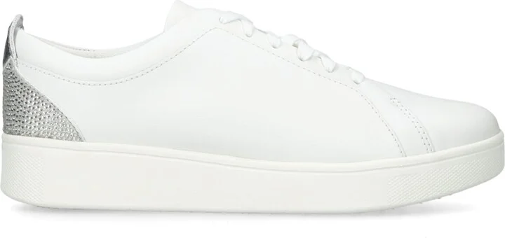 FitFlop Leather Embellished Rally Sneakers