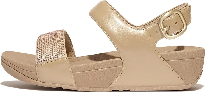 FitFlop LULU Crystal Back-Strap Sandals Microfibre/Faux Leather (PU)