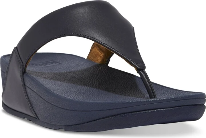 FitFlop Lulu Leather Toepost Flip-Flop Sandals