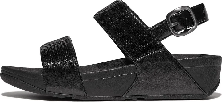 FitFlop LULU Sequin Back-Strap Sandals Sequin-Covered Fabric (Pet)/Faux-Leather (PU)/Microfibre