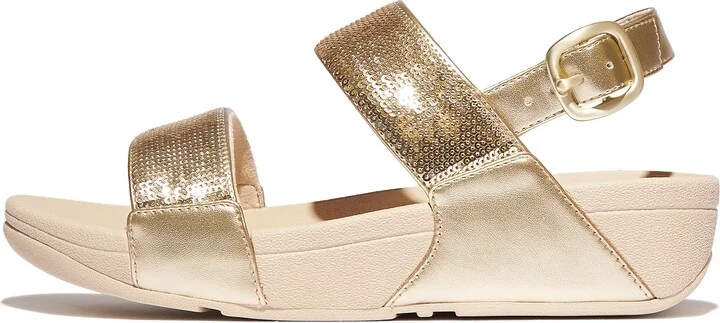 FitFlop LULU Sequin Back-Strap Sandals Sequin-Covered Fabric (Pet)/Faux-Leather (PU)/Microfibre