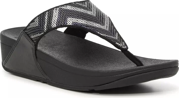 FitFlop Lulu Sequin Wedge Sandal