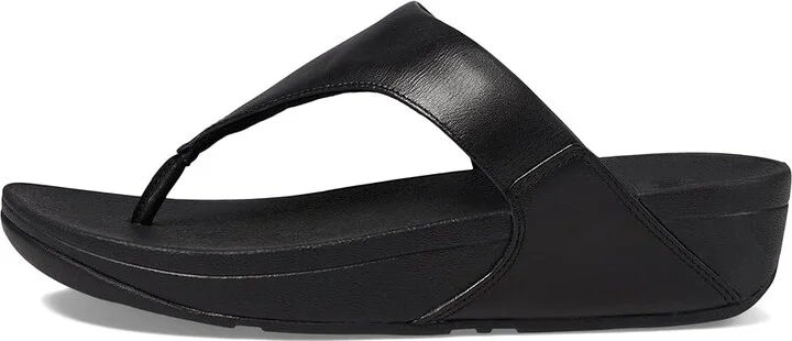 FitFlop Lulutm Women's Sandals Black 2 : 5 M (B), Leather - Image 6