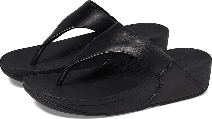 FitFlop Lulutm Women's Sandals Black 2 : 5 M (B), Leather