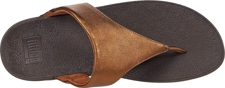 FitFlop Lulutm Women's Sandals Bronze : 5 M (B), Leather - Image 2