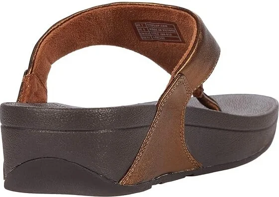 FitFlop Lulutm Women's Sandals Bronze : 5 M (B), Leather - Image 4