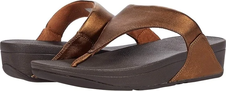 FitFlop Lulutm Women's Sandals Bronze : 5 M (B), Leather
