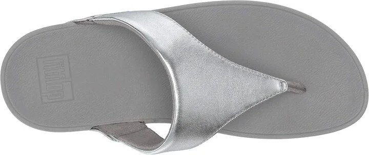 FitFlop Lulutm Women's Sandals Silver : 11 M (B), Leather - Image 3