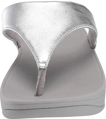 FitFlop Lulutm Women's Sandals Silver : 11 M (B), Leather - Image 6