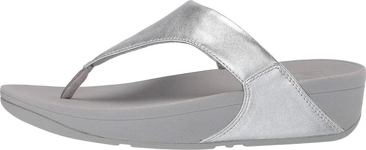 FitFlop Lulutm Women's Sandals Silver : 11 M (B), Leather - Image 7