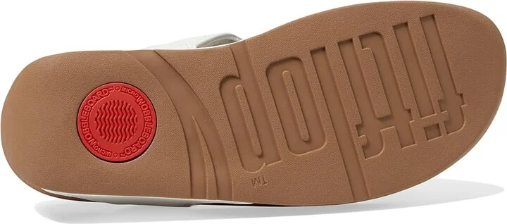 FitFlop Lulutm Women's Sandals White : 5 M (B), Leather - Image 3