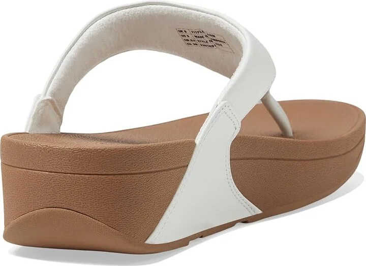 FitFlop Lulutm Women's Sandals White : 5 M (B), Leather - Image 4