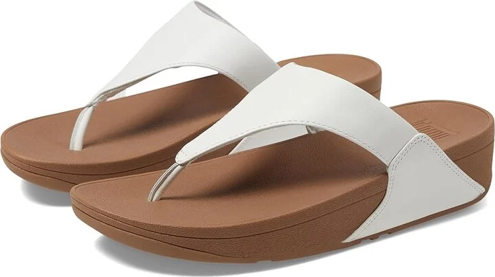 FitFlop Lulutm Women's Sandals White : 5 M (B), Leather