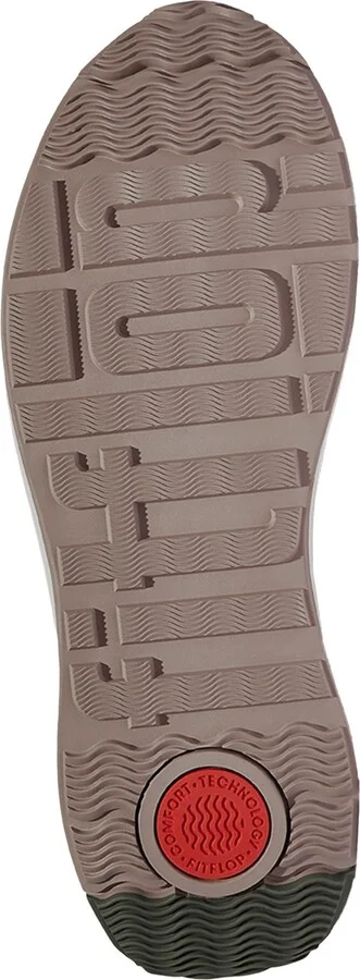 FitFlop Men's F-Mode Flow Lace up Sneakers - Urban white, Arctic gray - Image 9