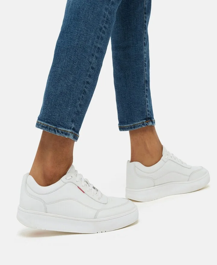 FitFlop Men's Rally x Leather Sneakers - Image 2