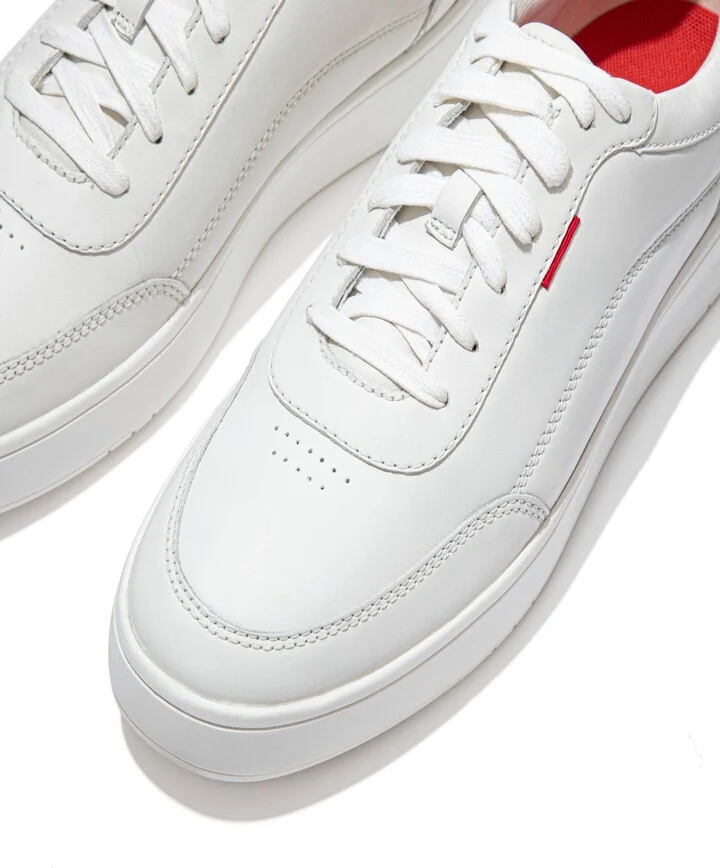 FitFlop Men's Rally x Leather Sneakers - Image 4