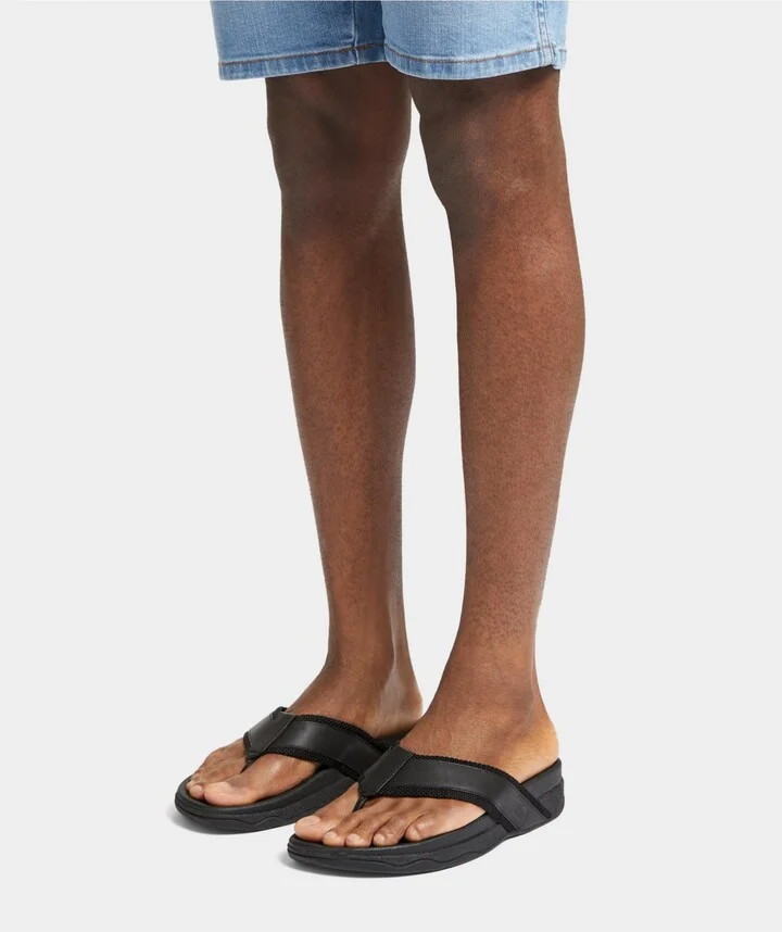 FitFlop Men's Surfer Toe Post Sandals - Image 6