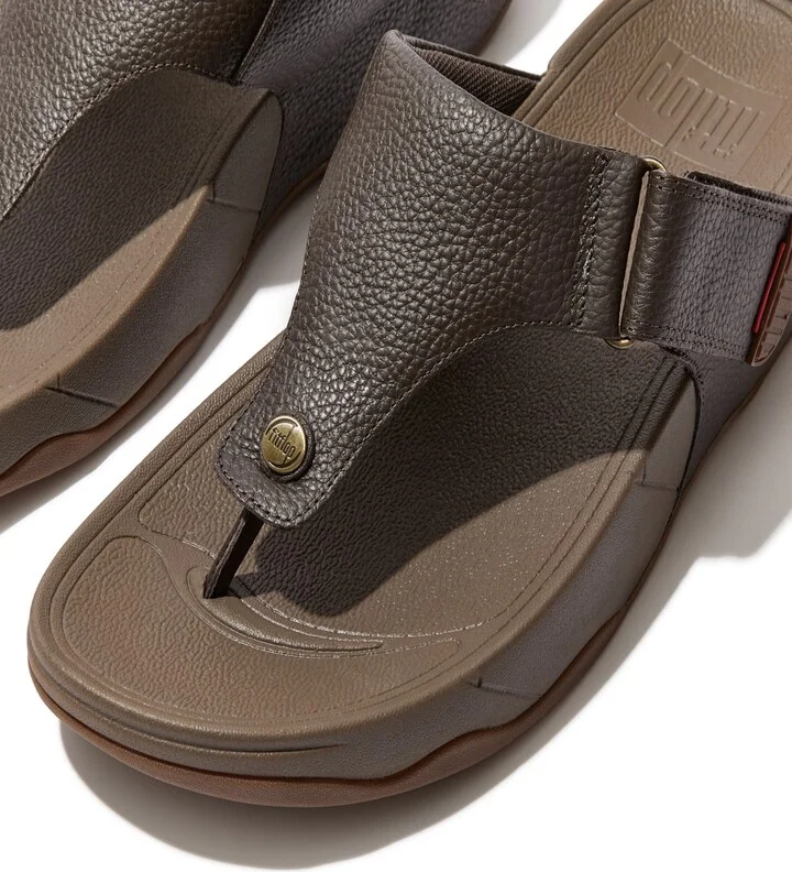 FitFlop Men's Trakk Ii Leather Sandals - Image 3