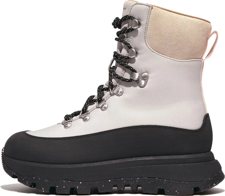 FitFlop NEO-D-HYKER E01 Waterproof Fabric/Suede Walking Boots Fabric (Pet Polyester)/Suede/Rubber