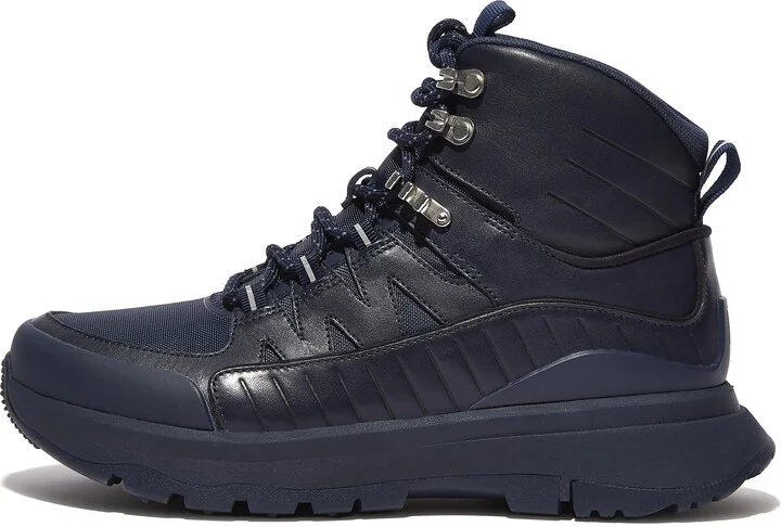 FitFlop NEO-D-HYKER Leather-Mix Walking Boots Leather/Pet Nylon/Tpu