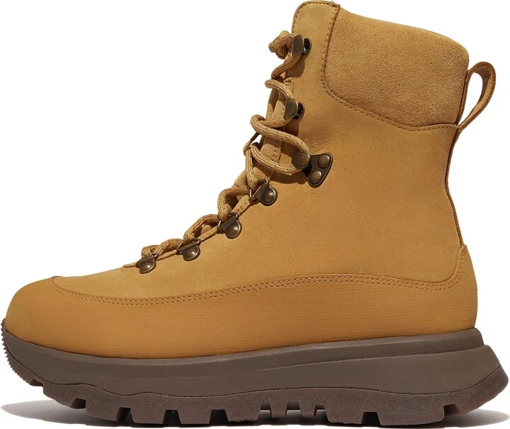 FitFlop NEO-D-HYKER Waterproof Nubuck/Suede Fleece-Lined Walking Boots Nubuck/Suede/Rubber